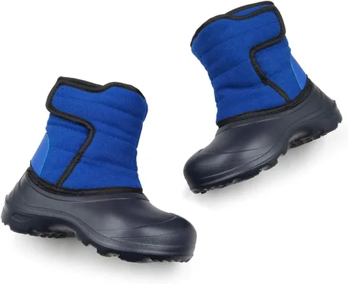 Vista 7 de Amoji Boy. Botas de invierno para exteriores, para niñas y niños, zapatos para nieve, zapatos impermeables para niños pequeñosniños grandes.