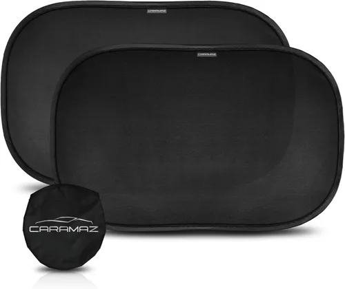Vista 12 de Caramaz - Parasol de automóvil para bebé con protección UV certificada (2 unidades, 20 x 12 pulgadas), Animales (Animals)