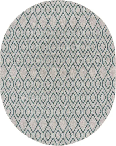 Vista 62 de Jill Zarin Outdoor Collection - Alfombra de área - Turcas y Caicos (2' 2" x 3' 1" Rectángulo Beige/Marrón)