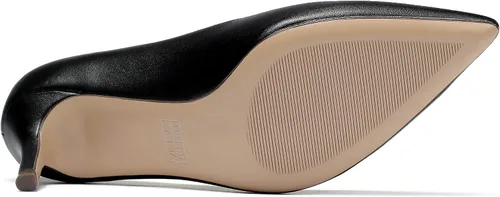 Vista 6 de YODEKS Zapatos de vestir clásicos de tacón bajo y medio para mujer con punta puntiaguda