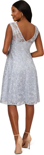 Vista 5 de Adrianna Papell Dres de cóctel midi bordados para mujer