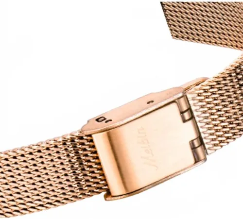 Vista 5 de CakCity Reloj de pulsera analógico de lujo para mujer diseño de cielo estrellado con correa de malla de acero inoxidable