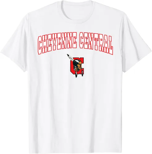 Vista 42 de Cheyenne Central High School Indians T-Shirt C2