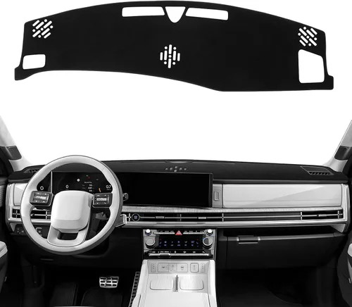 Vista 9 de CARTIST Cubierta de Tablero de Ajuste Personalizado para Chevy Chevrolet Silverado/GMC Sierra 1500 2014-2018, Silverado/GMC Sierra 2500HD 3500HD