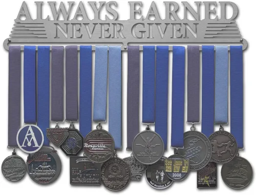 Vista 8 de Allied Medal Hangers - Estantería de exposición para medallas Always Earned Never Given (compacto), varios tamaños disponibles