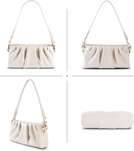 Vista 6 de SINBONO Evelyn Hobo - Bolso de mano con cierre de cremallera y correas ajustables para mujer
