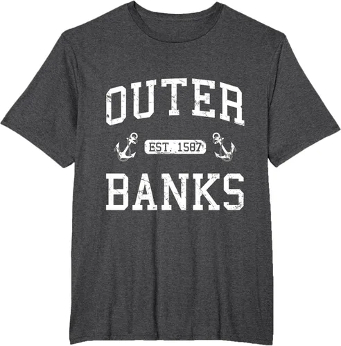Vista 21 de Out-Banks NC North Carolina - Camiseta