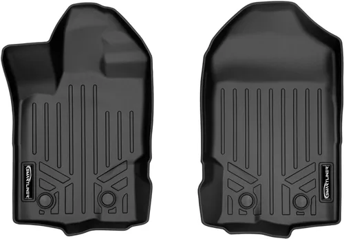 Vista 19 de SMARTLINER Juego de tapetes de piso de primera fila para Ford Ranger 2015-2018