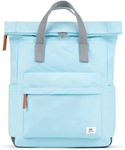 Vista 14 de ORI LONDON Mochila Rolltop para hombre y mujer - Mochila de viaje mediana de nailon para portátil y accesorios - The Canfield, Palta, Mediana