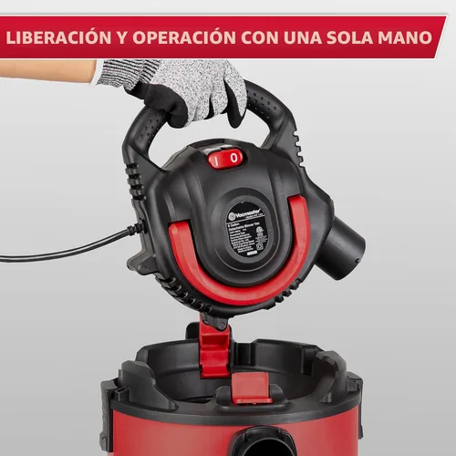 Vista 3 de Vacmaster Aspiradora húmeda/seca con soplador desmontable 6 galones 5 HP pico-VBVB611PF 1101