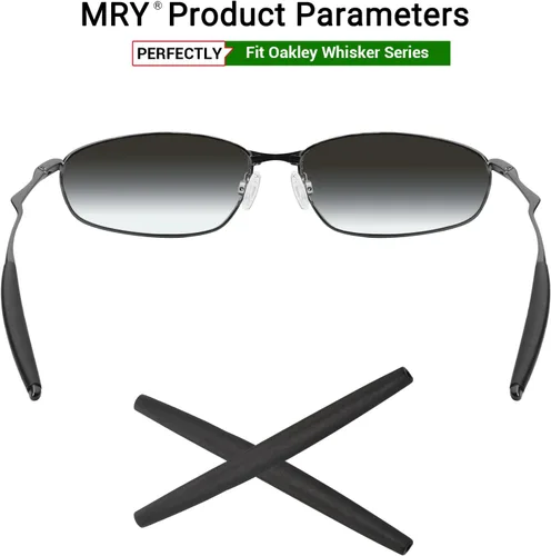 Vista 2 de Mryok Auriculares de repuesto para gafas de sol Oakley Whisker/Square Whisker/Juliet/Wiretap/Big Square Wire/A Wire - Opciones