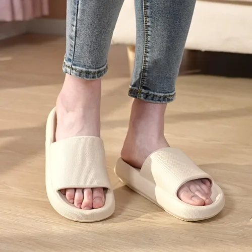 Vista 3 de HJORZMM - Sandalias de nube para mujeres y hombres, súper suaves y cómodas, antideslizantes, de secado rápido, suela gruesa, para ducha, masaje