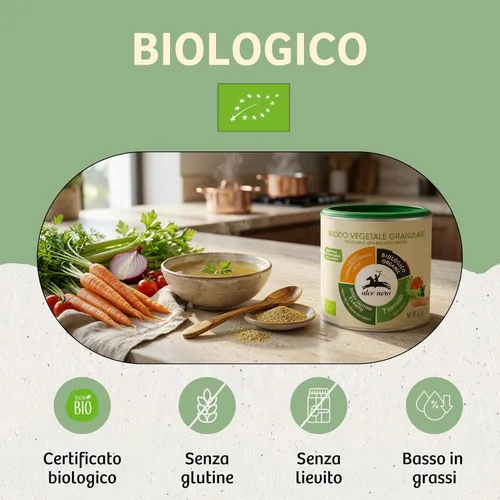 Vista 3 de Brodo Vegetale Granulare Biografía