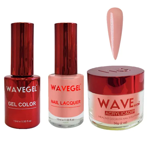 Vista 24 de WAVEGEL - Juego de gel de remojo, laca de uñas y polvo acrílico y polvo de inmersión a juego - Colección Queen - #001 Negro sedoso