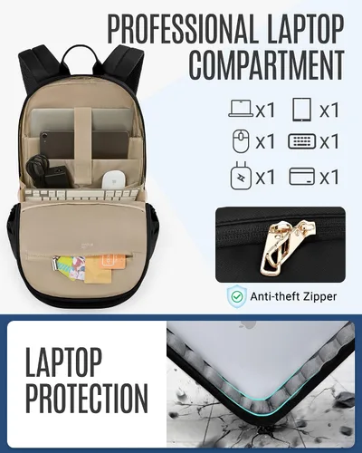 Vista 6 de LIGHT FLIGHT Mochilas para hombres y mujeres, trajes de pareja a juego