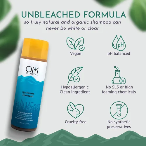 Vista 6 de Champú orgánico libre de sulfatos unisex Tratamiento de cabello y cuero cabelludo ayurvédico 100% natural con jaboncillo, neem, shikakai, aceite