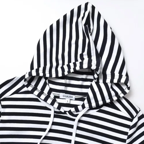 Vista 152 de GINKANA Sudadera con capucha para mujer, manga larga, lactancia materna, ropa casual
