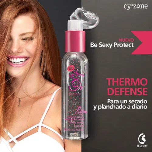 Vista 2 de Cyzone Be Sexy Protect Hair Thermo Defense Gel 5.55 onzas líquidas (3.6 fl oz)