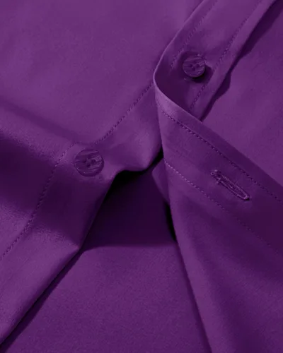 Vista 41 de Alimens & Gentle Camisas de vestir para hombre, manga larga, elásticas, sin arrugas, con botones