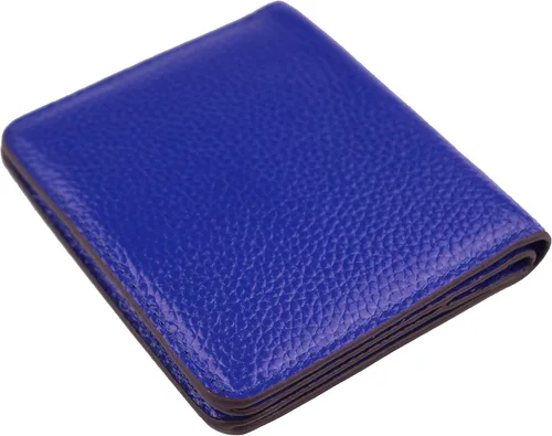 Vista 6 de Cartera de cuero genuino para mujer con bloqueo RFID