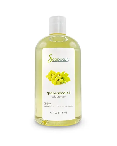 Vista 11 de Aceite de uva prensado en frío sin refinar 100% natural disponible a granel Portador para aceites esenciales, cara, piel, crema hidratante