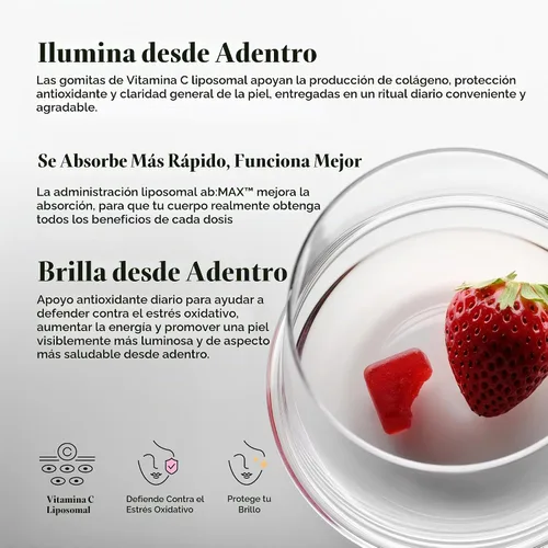 Vista 4 de Haroutine - Gomitas liposomales de vitamina C, 500 mg, 60 gomitas sin azúcar