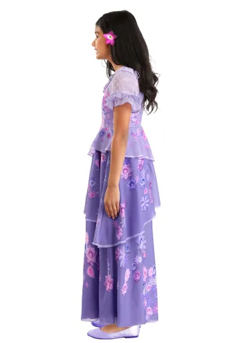 Vista 4 de Disfraz Disney Encanto Isabela para Niñas Multicolor