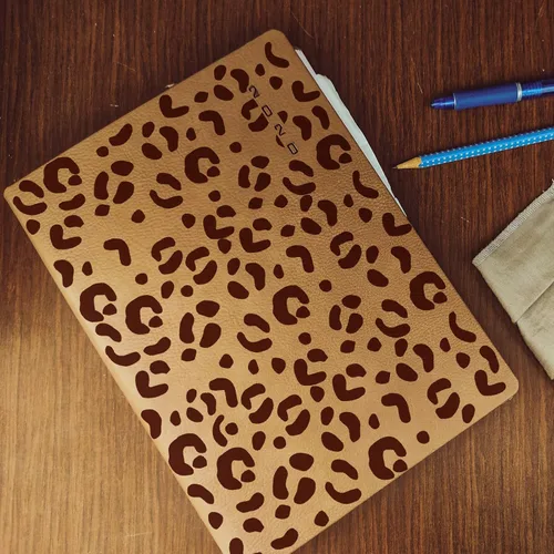 Vista 8 de Plantilla de pantalla de seda de leopardo, plantilla de malla reutilizable con patrón de leopardo, plantilla de seda para decoración del hogar