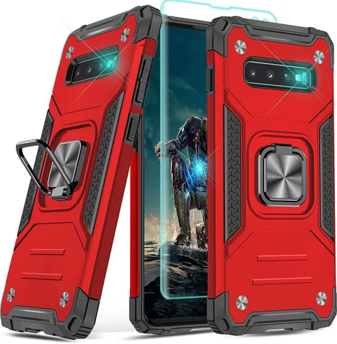 Vista 58 de YmhxcY Funda para Galaxy Note 8, funda para Galaxy Note 8 con protector de pantalla curvado 3D, fundas de grado armadura con soporte giratorio