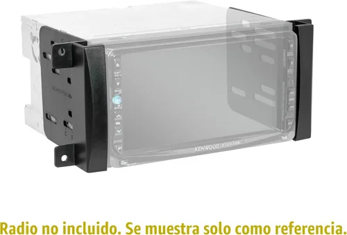 Vista 7 de Scosche ICCR6BN Kit de instalación de radio Double DIN para salpicadero Compatible con vehículos selectos Chrysler, Dodge, Jeep y RAM de 2007-2019