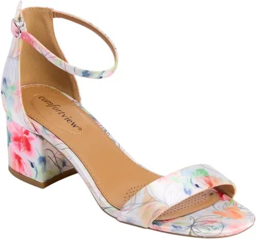 Vista 10 de Comfortview - Sandalias anchas para mujer Negro