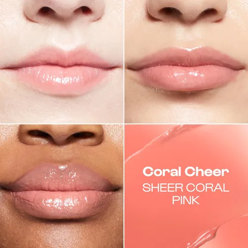 Vista 2 de Alleyoop Lip Goals Bálsamo Labial Brillante – Hidratante labial tintado para mujeres – Bálsamo labial vegano para labios agrietados, bálsamo