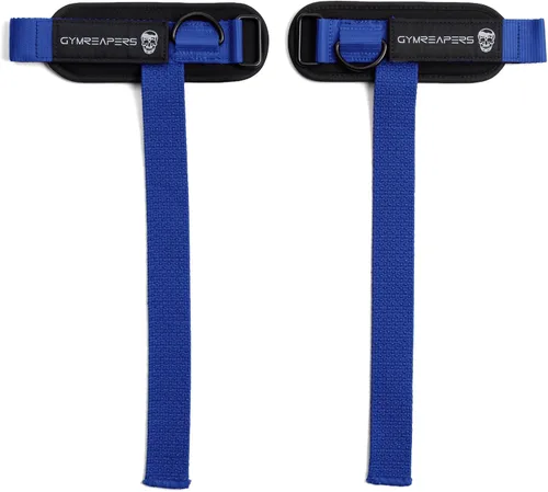 Vista 13 de Gymreapers Correas de elevación GripLink: correas de muñeca resistentes con anillo en D con cuentas de agarre de silicona antideslizantes, soporte