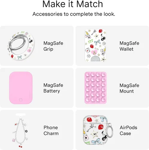 Vista 53 de VELVET CAVIAR Funda para iPhone 15, compatible con MagSafe, probada contra caídas de 10 pies, fundas protectoras de diseño, leopardo color rosa