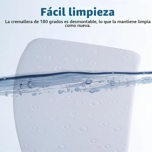 Vista 6 de Colchón de moisés para bebé, 24" x 20.8" x 2" colchón de espuma viscoelástica de gel de doble cara con funda suave transpirable extraíble que se