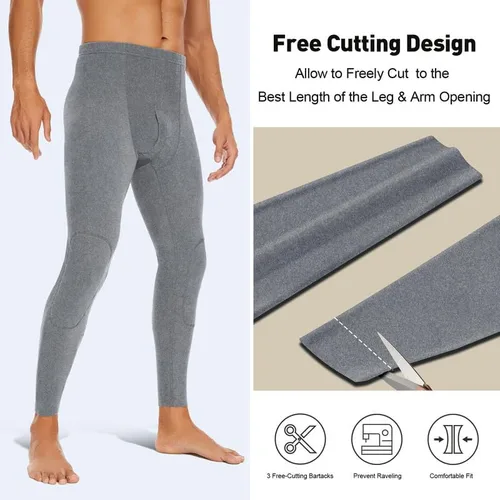 Vista 3 de SIMIYA Ropa interior térmica para hombre, ropa interior térmica ultra suave para hombre