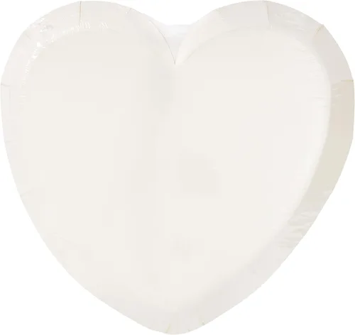 Vista 4 de C.R. Gibson Platos de almuerzo con forma de corazón dorado con forma de corazón, 8 unidades (TW13-25403), mediano