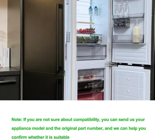 Vista 7 de 218428121 - Manija de puerta de refrigerador negra de repuesto para Frigidaire, sustituye a AP2114546 218428107 781148