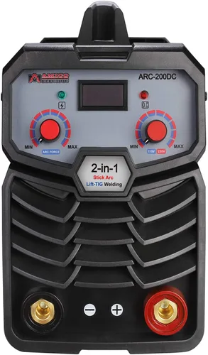 Vista 3 de Amico ARC-200DC, soldador TIG de arco de palo profesional de 200 amperios, uso E6010 E6011 E6013 E7014 E7018, etc. 80% ciclo de trabajo