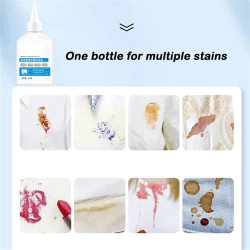 Vista 3 de VIED Enzimas activas de 9.10 oz para limpieza de ropa, enzimas activas removedor de manchas de lavandería (2 unidades)