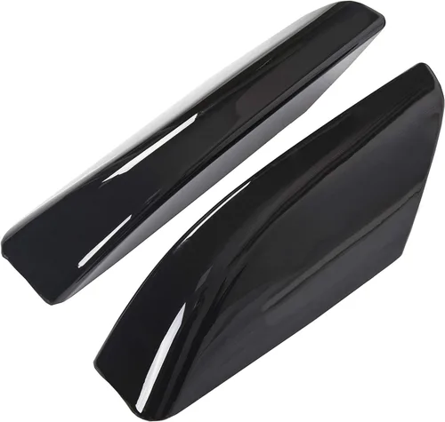 Vista 7 de ECOTRIC 4 piezas de cubierta de extremo de riel de techo compatible con Toyota 4Runner SW4 N210 2003-2009 negro cubierta de barra de riel de techo