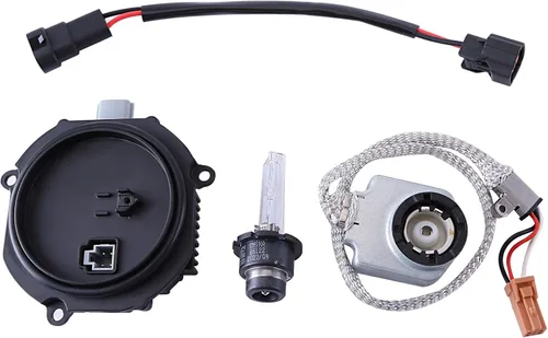 Vista 4 de 28474-89904 Unidad de control de balasto de faro delantero Xenon HID con encendedor y bombilla D2S, compatible con Infiniti EX35 FX35 QX56 QX60 QX70