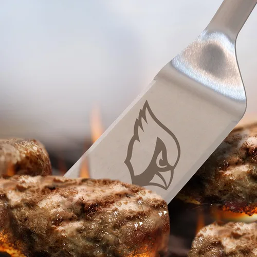 Vista 3 de YouTheFan NFL - Espátula para barbacoa de acero inoxidable con abrebotellas