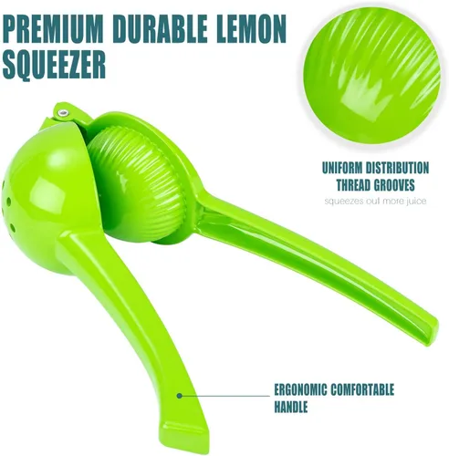 Vista 3 de Exprimidor manual Citrus Lemon Squeezer,Exprimidor de frutas Lime Press Metal,Herramienta profesional de la cocina del exprimidor de la mano
