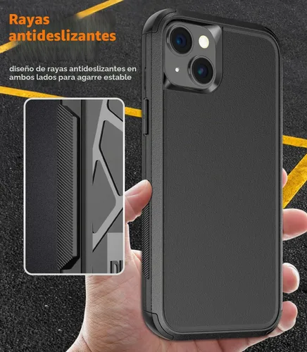 Vista 6 de Diverbox Funda para iPhone 15 Plus - Negro