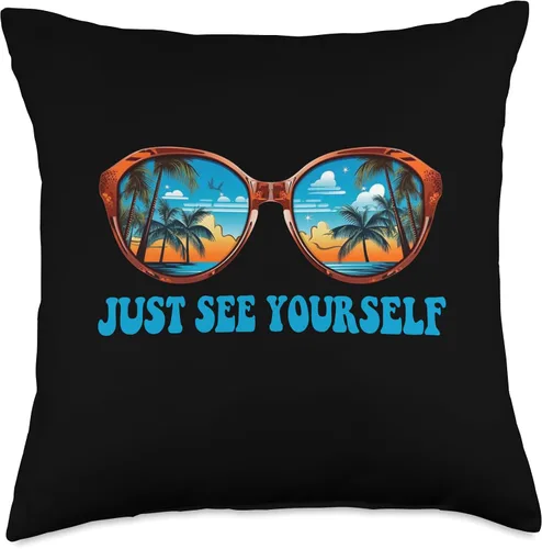 Vista 5 de Just See Yourself JW Gifts Just See Yourself Jehovah Witnesses T Shirt JW Org Pioneer - Almohada de 16 x 16 pulgadas, multicolor