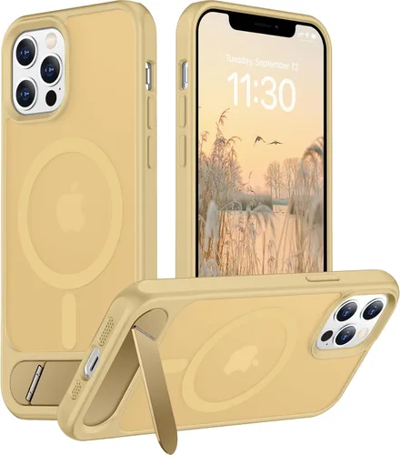 Vista 82 de Funda para iPhone 11 con compatibilidad magnética, [Soporte invisible incorporado][Compatible con MagSafe]
