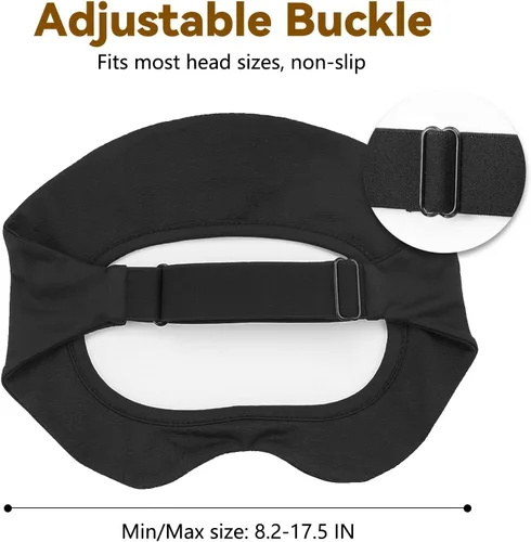 Vista 6 de VR Eye Mask Cover Breathable Sweat Band Adjustable Sizes for MetaOculus Quest 2 Accessories VR Headsets Accessories, Washable Facemask Cover HMD