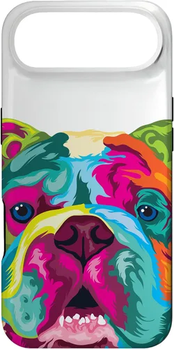 Vista 15 de Pop Art English Bulldog Dog Lover Bulldog Case for iPhone 17