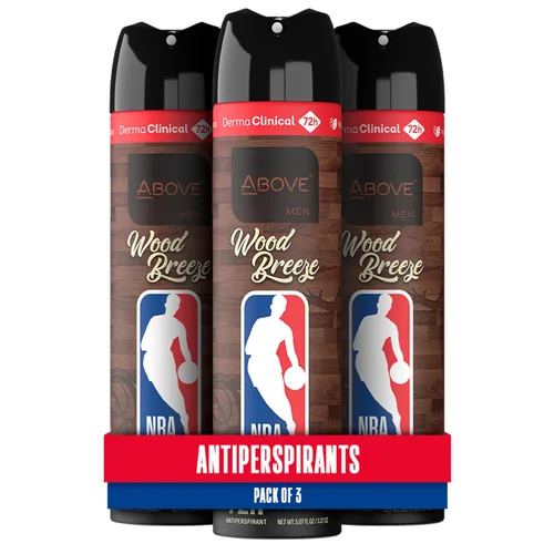 Vista 10 de Above NBA - Desodorante antitranspirante en aerosol para hombres CHAMPION EDITION Protección contra el sudor y el olor 72H Desodorante